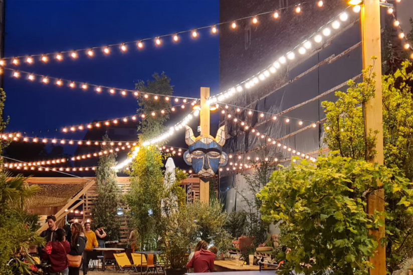 88 Ménilmontant : la friche estivale éphémère de La Bellevilloise s'ouvre à nous