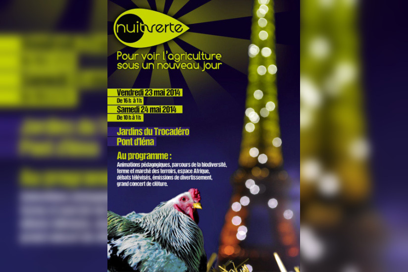 Nuit Verte 2014 au Trocadéro