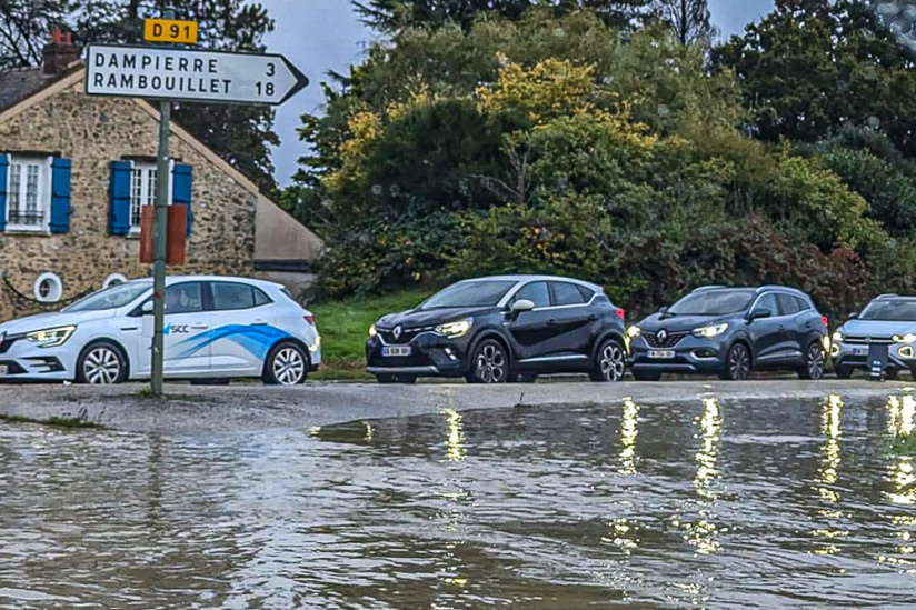 Tempête Kirk : Inondations dans les Yvelines, les routes coupées 
