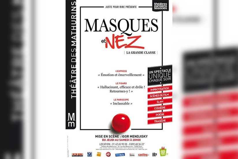 Masques et Nez – La Grande Classe au Théâtre des Mathurins