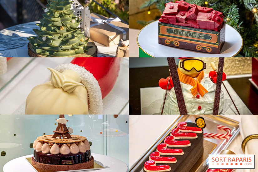 De origineelste Yule logs van Paris 2024: ongewoon feestelijk gebak