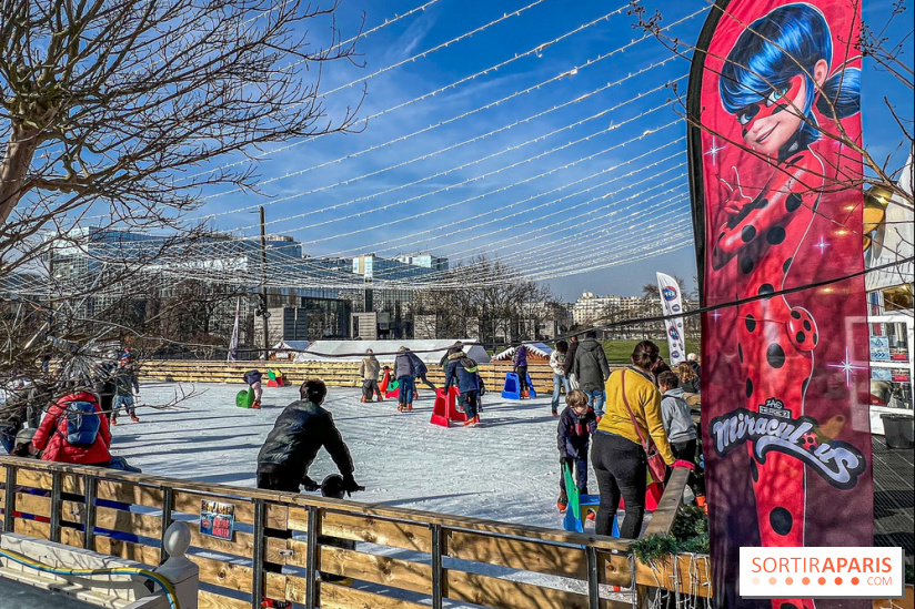 Une vraie patinoire s’installe Parc André Citroën : Patins en folie