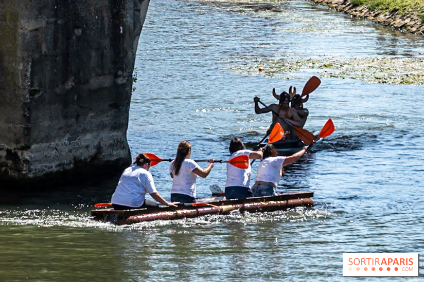 La Bidonaise, la course de radeaux en Seine-et-Marne près de Provins