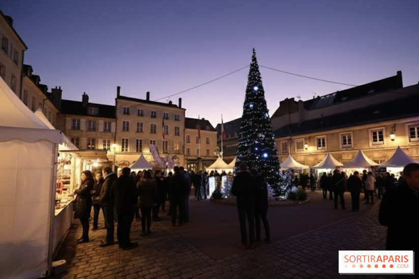 Le Marché de noël de Melun en Seine et Marne - 77
