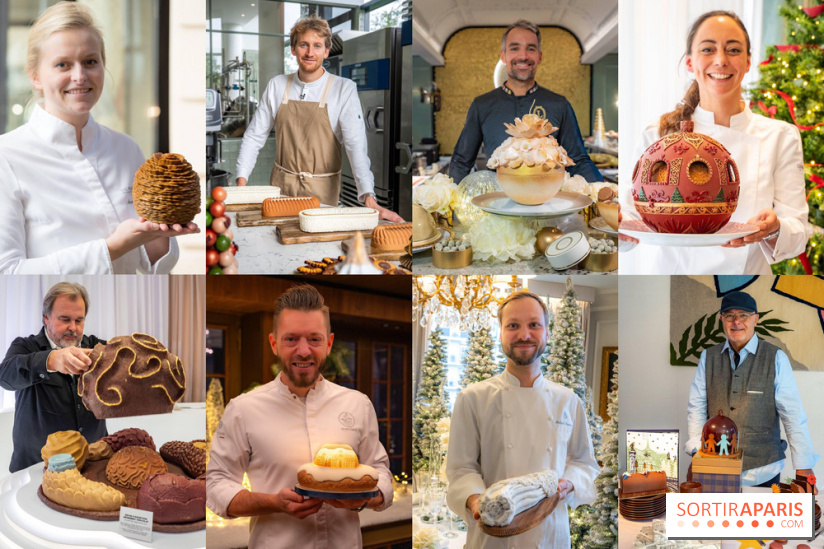 Le top des bûches de Noël à Paris 2025 de célèbres pâtissiers, chocolatiers
