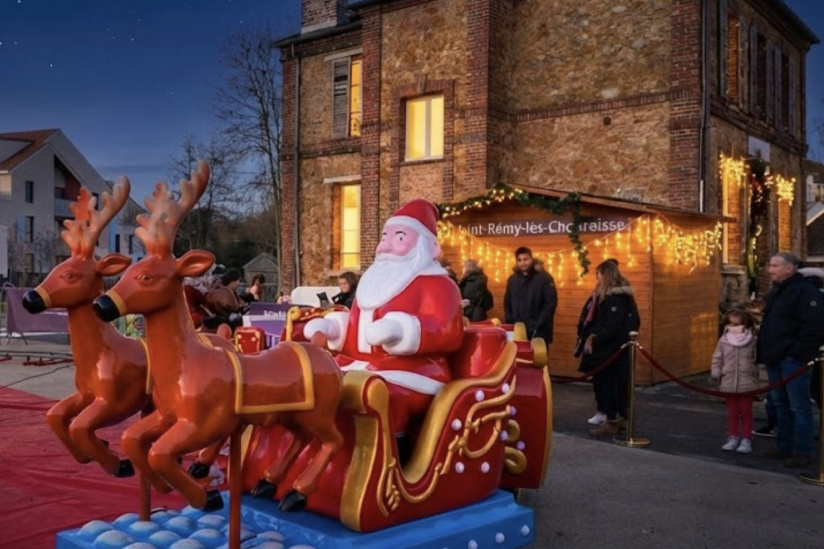Ce Marché de Noël des Yvelines propose danse aérienne, manège et ateliers créatifs