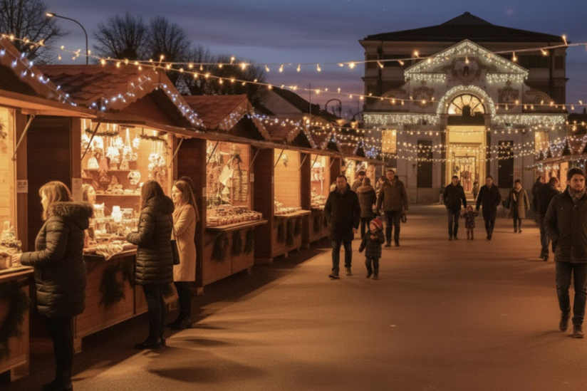 Cette charmante ville de Seine-et-Marne propose illuminations et Marché de Noël avec un show musical