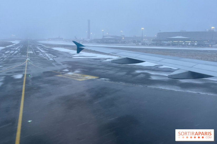 Neige à Paris : 15% des vols supprimés dans les aéroports parisiens ?