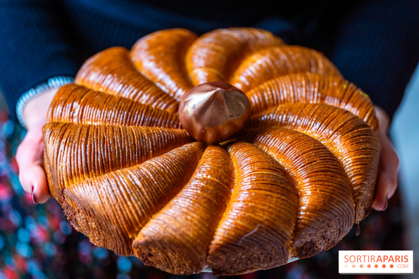 La sublime galette des Rois du Lutetia spéciale noisette