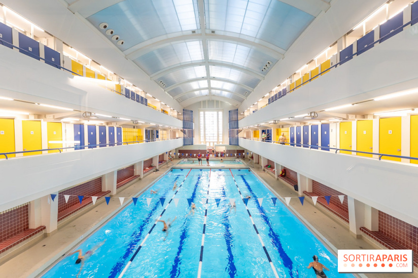 La piscine Château Landon, la plus  vieille piscine de Paris a rouvert ses portes dans le 10e