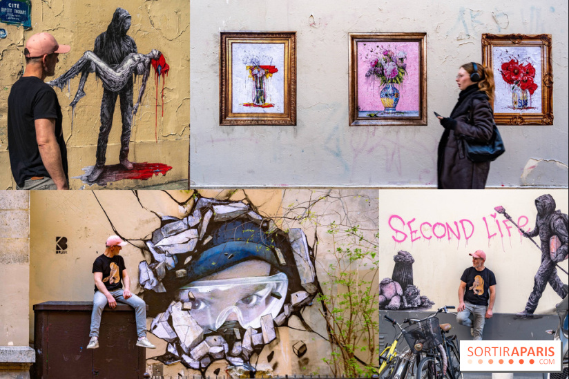 Brusk dévoile un parcours street-art inédit à Paris