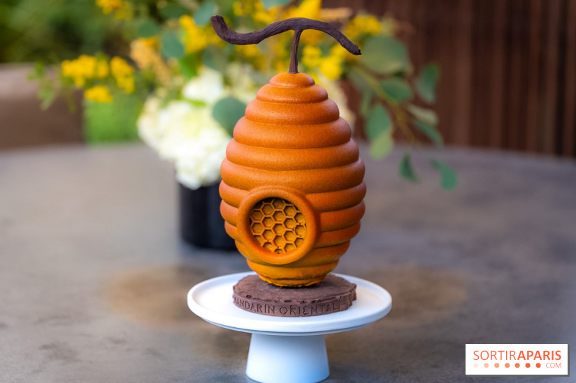 L'oeuf de Pâques Ruche du Mandarin Oriental Paris 2026 par Julien Dugourd