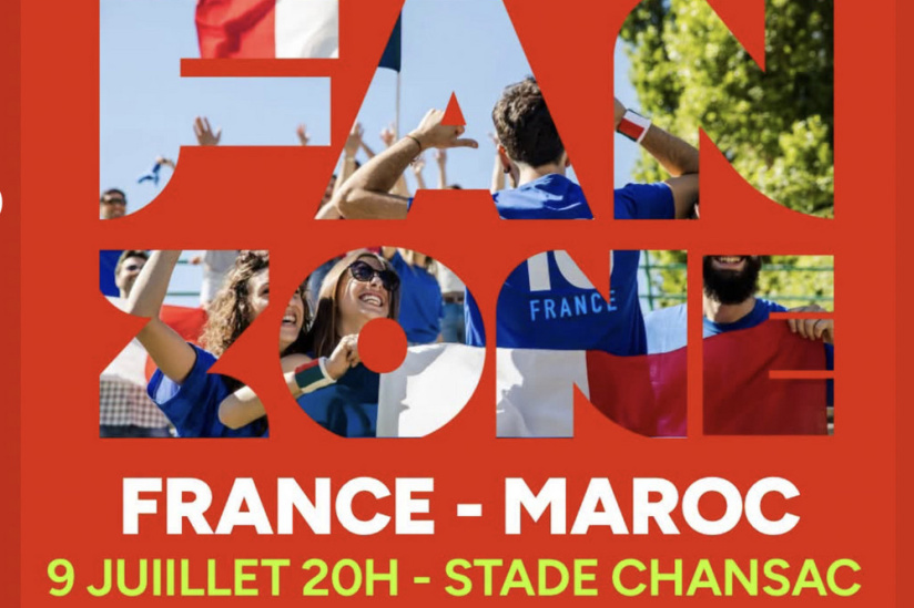 France-Maroc, la Fan zone de Trappes dans les Yvelines pour le quart