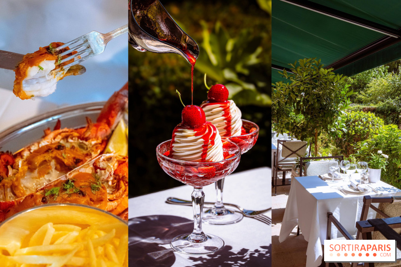 La terrasse-restaurant en jardin du Shangri-La Paris : Summer by La Bauhinia pour les beaux jours