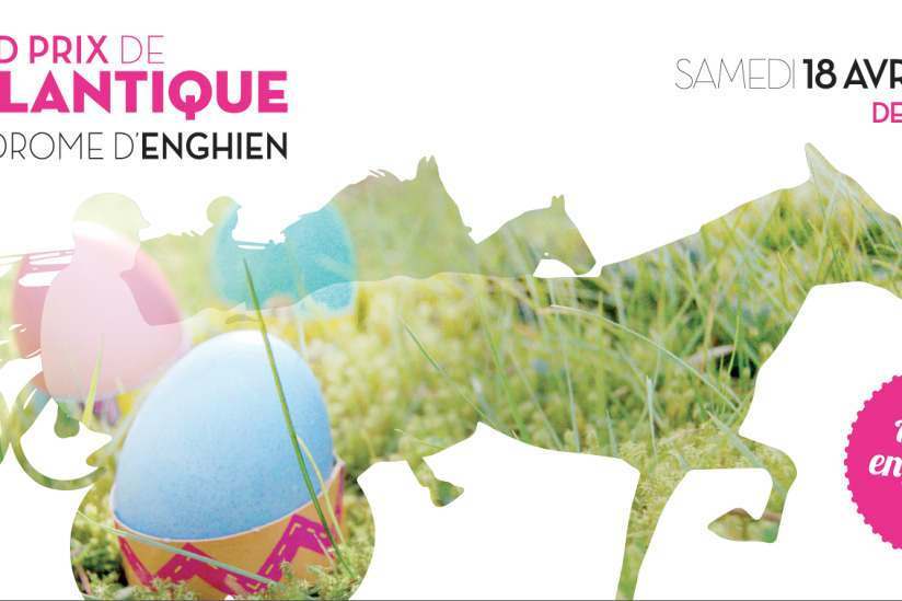 Le Grand prix de l'Atlantique 2015 à l'Hippodrome d'Enghien, chasse aux oeufs