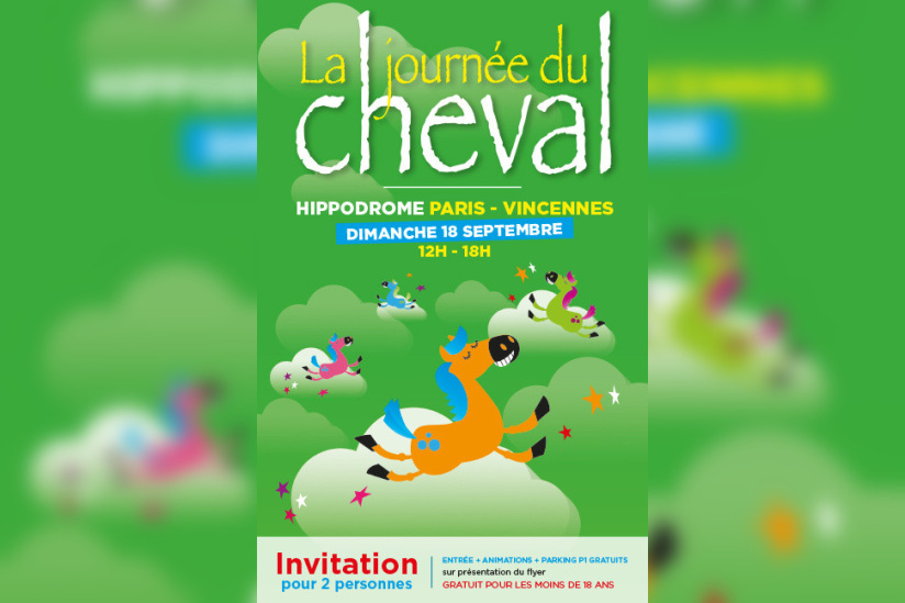 La Journée du Cheval à l'Hippodrome de Paris-Vincennes 2016, invitations gratuites