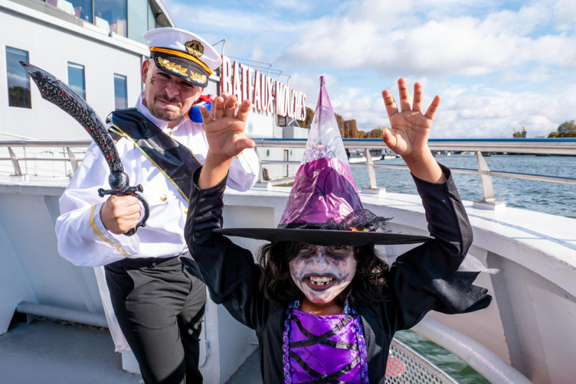 Halloween dans les Bateaux Mouches 