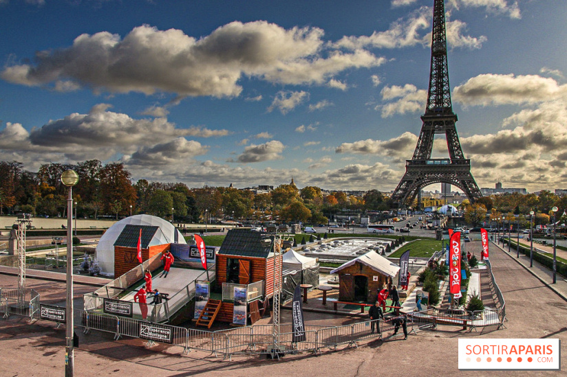 Une station de sport d'hiver au Trocadéro, Expérience Montagne à Paris