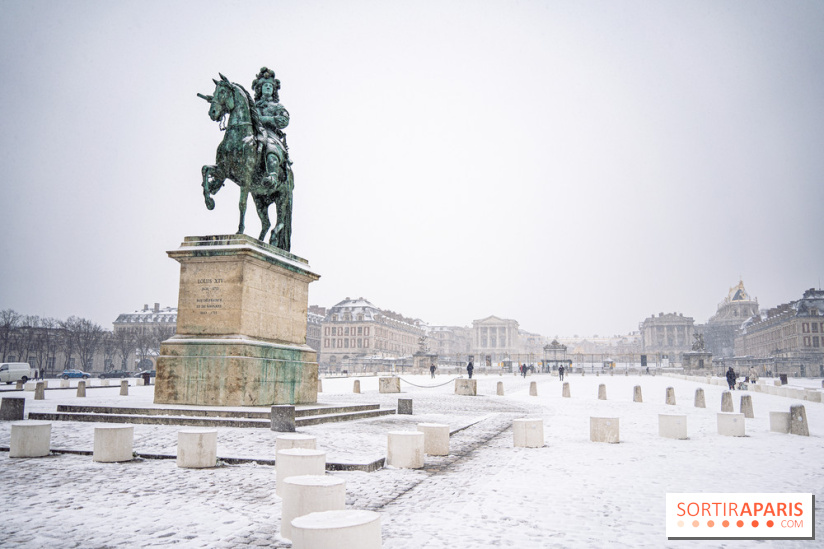 Paris sous la neige ce samedi, les photos