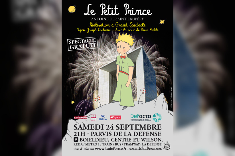 le petit prince, la défense, spectacle de son et lumières