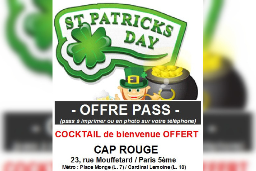 St Patrick Party au Cap Rouge