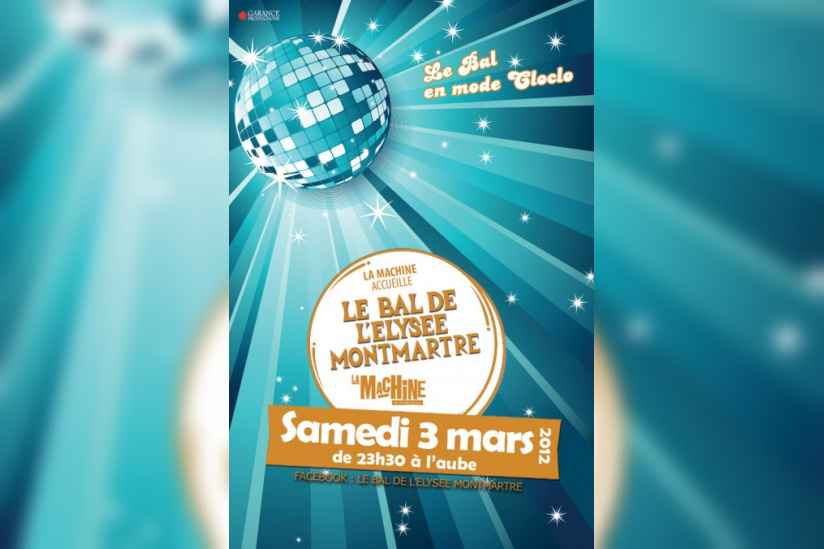 le bal de l'Elysée montmartre cloclo, machine, 3 mars
