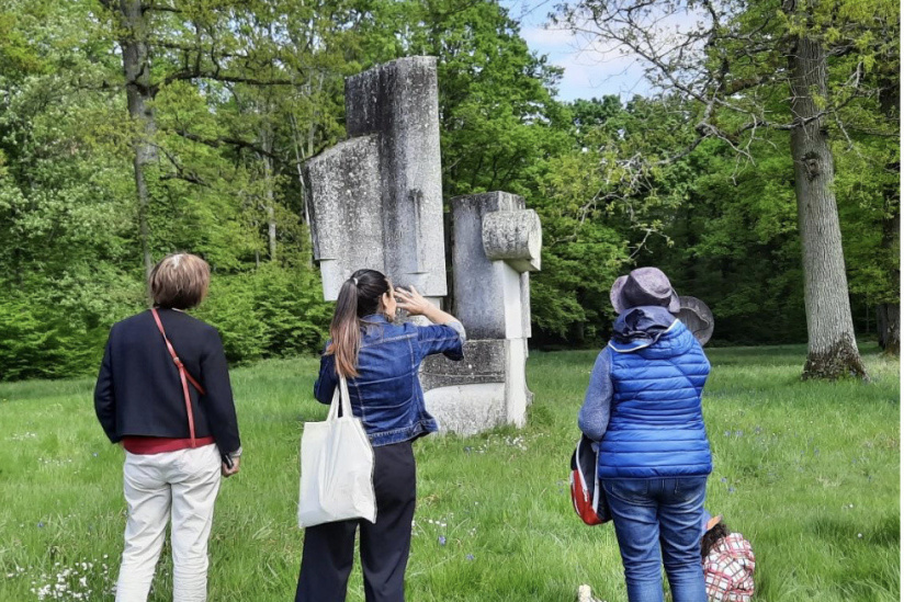 Nuit des Musées 2022, visite nocturne du parc de sculpture de la Faisanderie de Sénard (91)