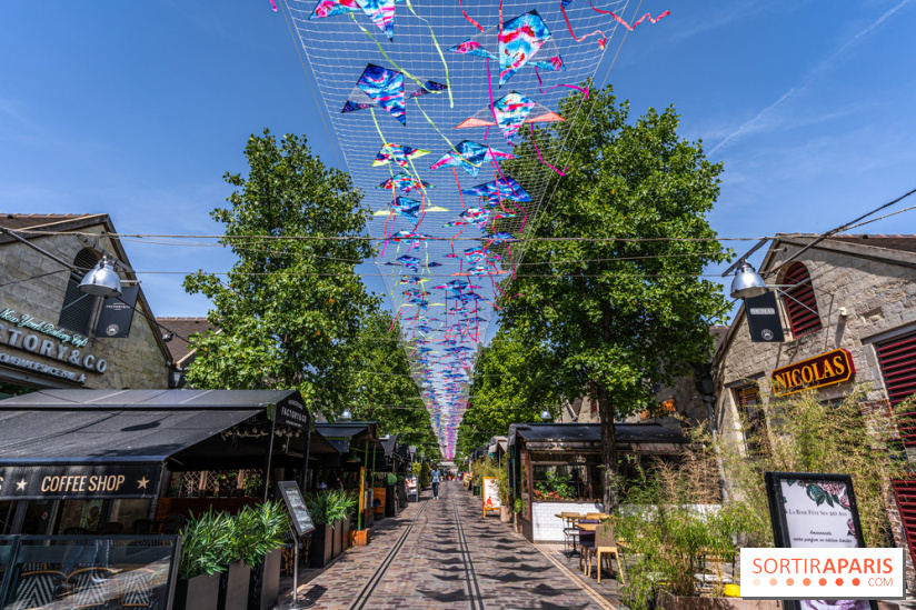 Un ciel de Cerfs volants à Bercy Village se dévoile