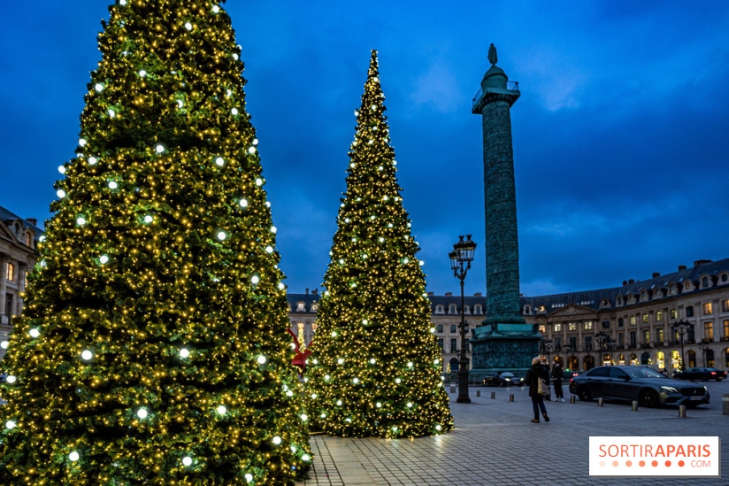 sapins de Noël Place Vendôme 