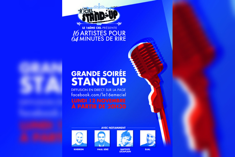 stand up 16e ciel, 16ème ciel, one man show