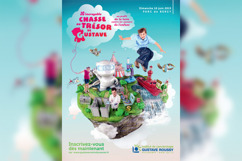 L'Incroyable Chasse au Trésor de Gustave au Parc de Bercy pour lutter contre le cancer