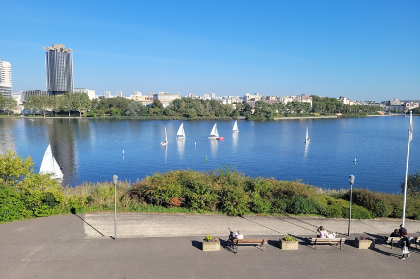 La base - Île de loisirs de Créteil, ouverture de la baignade