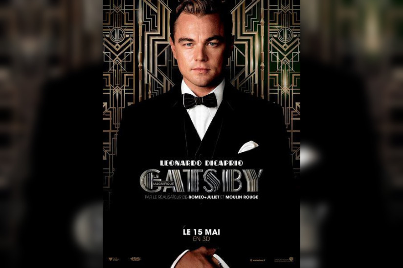Gatsby le magnifique en direct du festival de Cannes au Grand Rex, affiche gatsby, leonardo di caprio