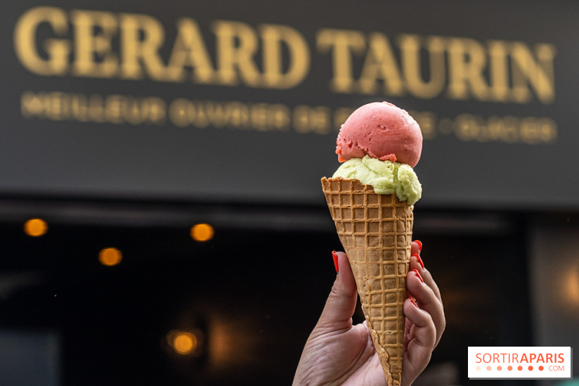 Le nouveau glacier Gérard Taurin à Paris, Meilleur Ouvrier de France 