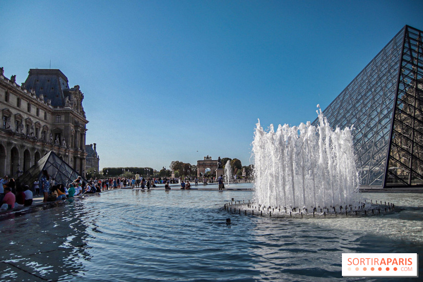 Canicule à Paris et en Ile-de-France, qui sont les plus vulnérables ?  - fontaine - louvre