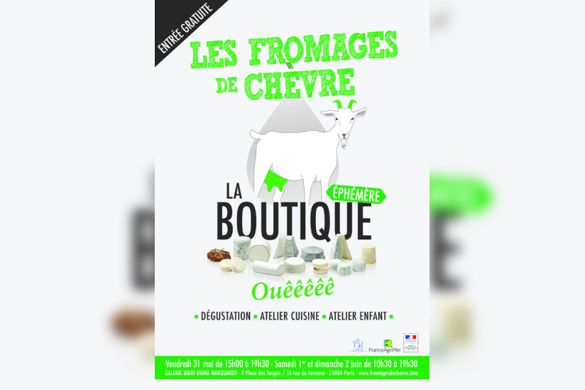 Les Fromages de Chèvre, la boutique éphémère