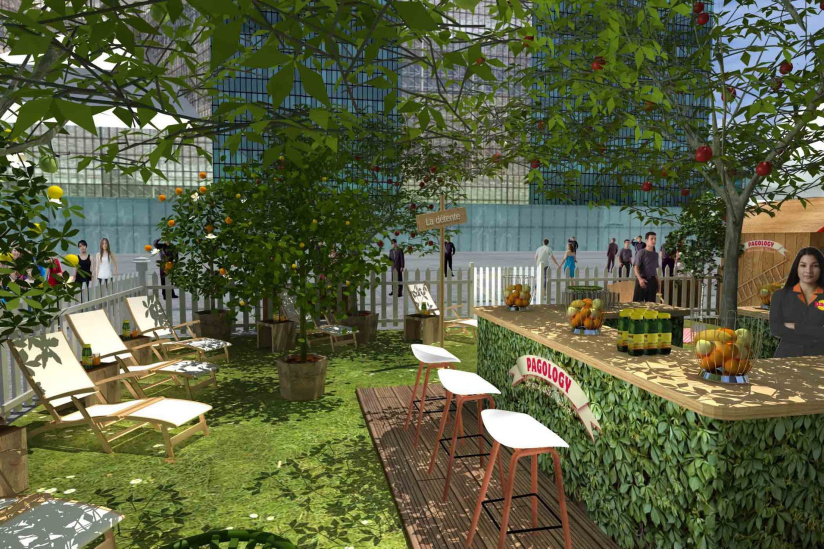 Verger Pago à la Défense