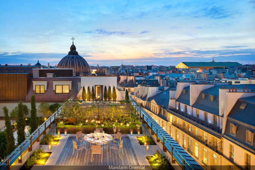 Mandarin Oriental, pałac na skraju Ogrodów Tuileries i Place Vendôme ...