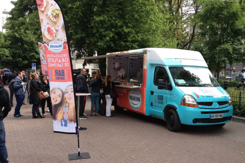 Le Bar à Tartines Mobile Philadelphia à la Bastille avec Pierre Sang