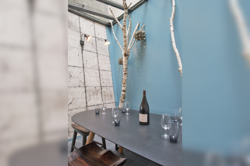 Jeanne B : table d'hôte sous la verrière