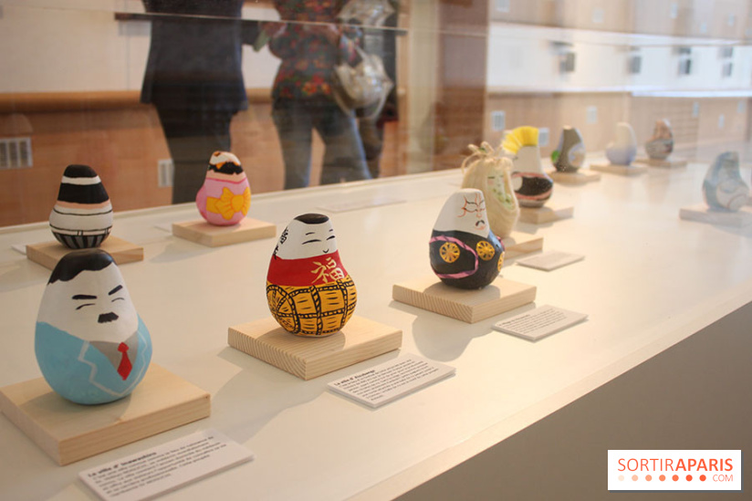 Exposition Okiagari Koboshi, les poupées japonaises au Chai de Bercy