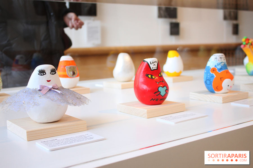 Exposition Okiagari Koboshi, les poupées japonaises au Chai de Bercy