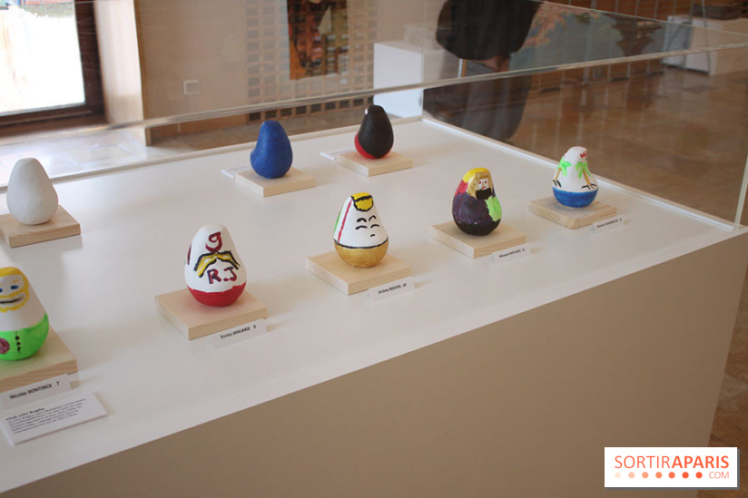 Exposition Okiagari Koboshi, les poupées japonaises au Chai de Bercy