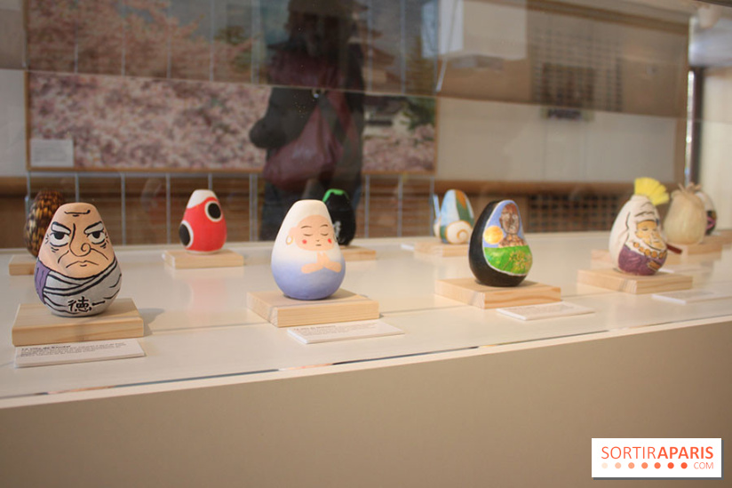 Exposition Okiagari Koboshi, les poupées japonaises au Chai de Bercy