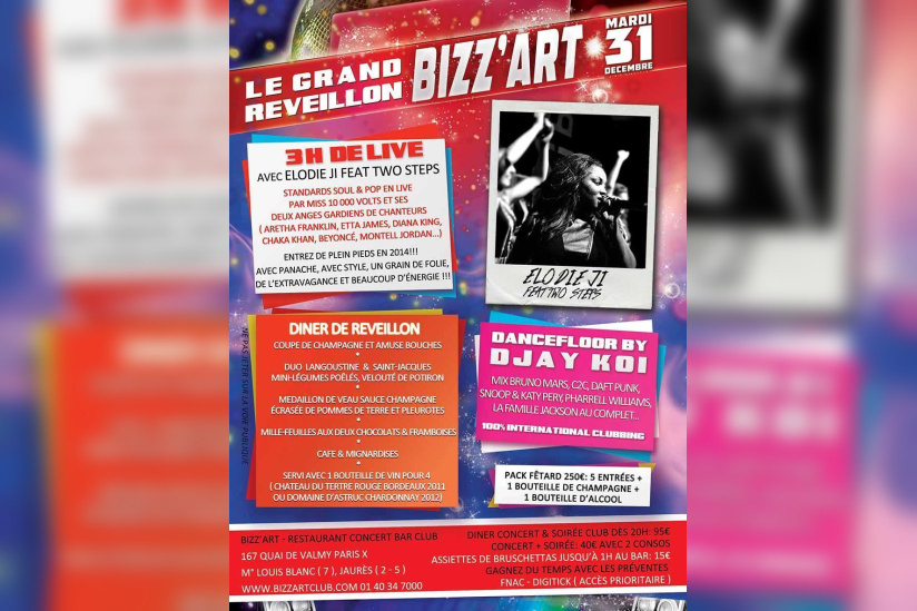 LE GRAND REVEILLON BIZZ'ART 2013/2014 !
