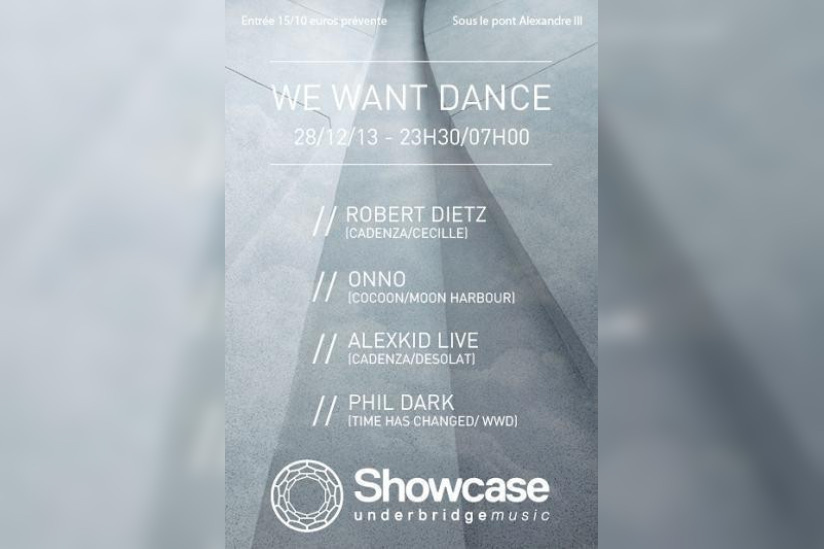 WE WANT DANCE : THE 70'S SHOWCASE AVEC ROBERT DIETZ, ALEXKID, ONNO & PHIL DARK