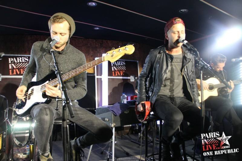 Report : One Republic en showcase privé Paris in Live by Virgin Radio