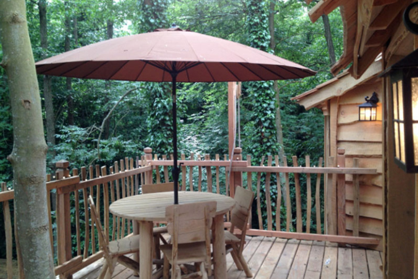 Les cabanes dans les arbles du Moulin