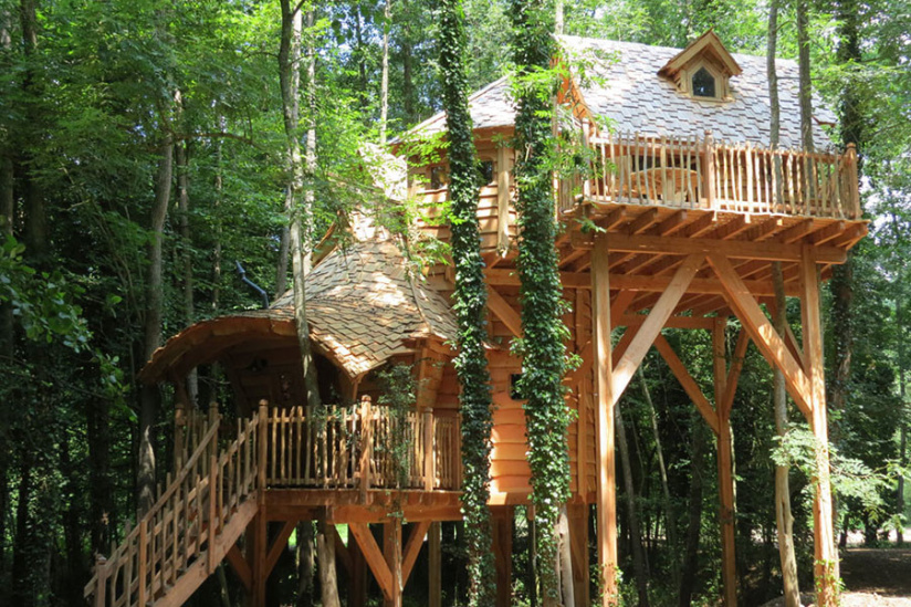 Les cabanes dans les arbles du Moulin