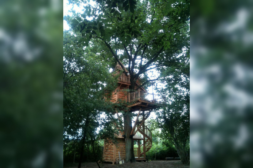 Les cabanes dans les arbles du Moulin